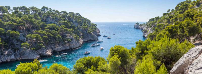 Les calanques de Marseilles