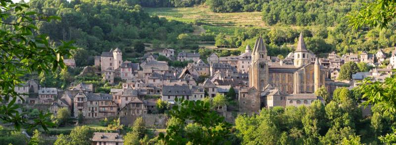 La ville de Conques